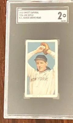 T206 Joe Doyle Sgc 2 Gd Hands Overhead Great Focus Color • $249