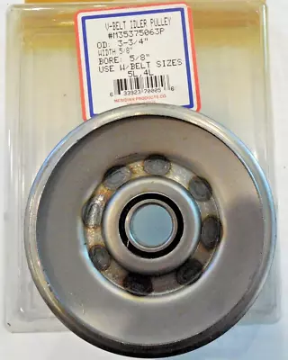 V Idler Pulley Wheel  3-3/4  Dia. 5/8  Bore 35375063 For Belt Sizes 5L 4L • $17.80