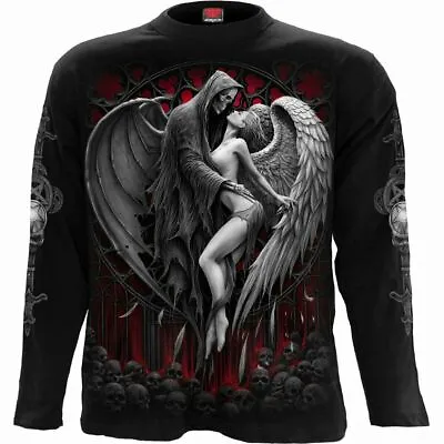 £19.99 • Buy Spiral Direct FORBIDDEN LONG SLEEVE T-Shirt/Biker/Goth/Skull/Angel/Reaper