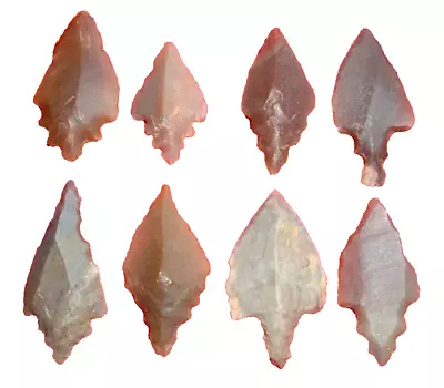 (8) Select Smaller (1 -1.5 ) Sahara Mesolithic Points Ancient African Arrowheads • $39.50