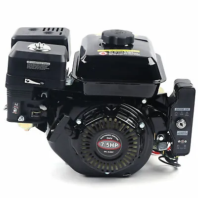 $195 • Buy 7.5HP Electric Start Horizontal Engine 4-Stroke 212CC Go Kart Gas Engine Motor