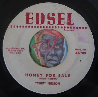 HEAR Chip Nelson 45 Honey For Sale / Quiet As It's Kept Rockabilly R&B Rocker • $14.99