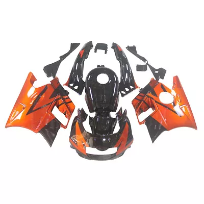 Orange Black Fairings For 1991-1994 Honda CBR600F2 92 93 Injection Bodywork Kit • $439.95