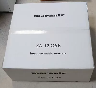 Marantz SA-12OSE SACD/CD Player Transformer Brand New From Japan • $2595