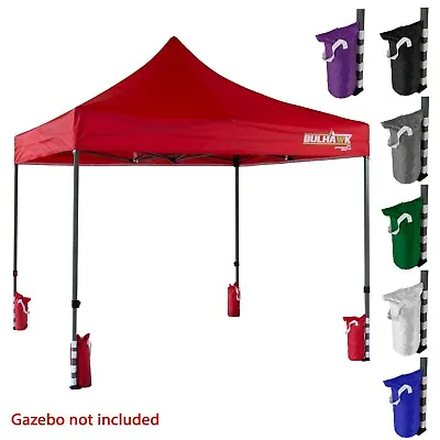 Bulhawk 4pcs Foot Leg Pole Sandbags Pop Up Gazebo Weights Marquee Wind Supports • £12.99