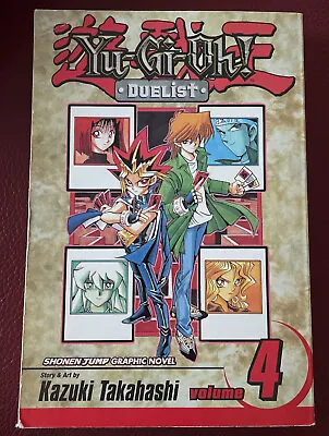 Yu-Gi-Oh! Duelist Vol. 4 By Kazuki Takahashi Manga Comic Book Graphic Novel 2006 • £6.95