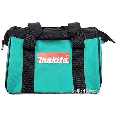 New Makita 12  Durable Heavy Duty Contractor Canvas Tool Bag Tote Drills Drivers • £14.06