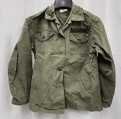 Original Vietnam US Army Shirt  Women’s Utility Cotton Poplin OG-107 Sz 12 • $59.99