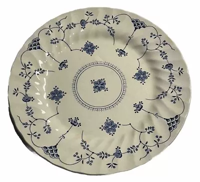 Vintage 1982 MYOTT Staffordshire FINLANDIA BLUE 10  Dinner Plate Made In England • $12