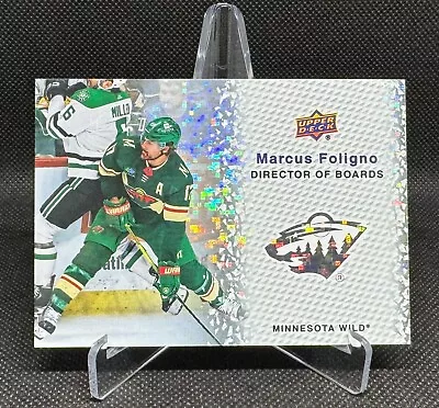 2023-24 UD Series 2 Marcus Foligno Sparkle Director Of Boards + Base # DB-8 Wild • $7.99