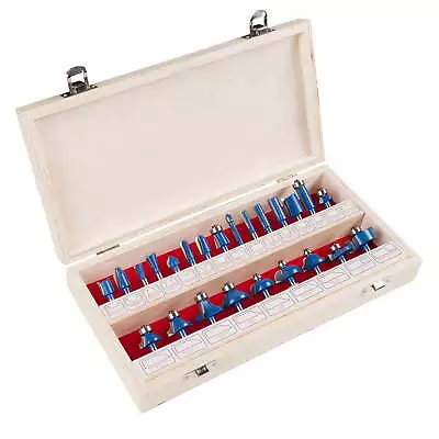 Stalwart Multi-Purpose 24-Piece Router Bit Set Durability Structure Hard Alloy • $25.61