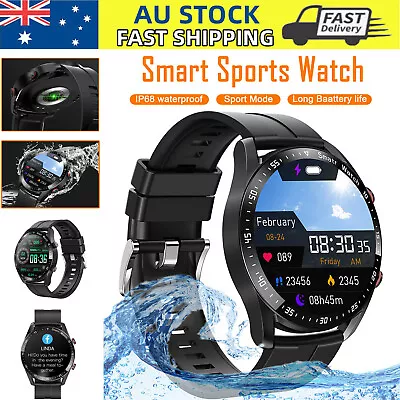 Smart Smartwatch Sport Watch Heart Rate Monitor Waterproof For IPhone Samsung • $36.99