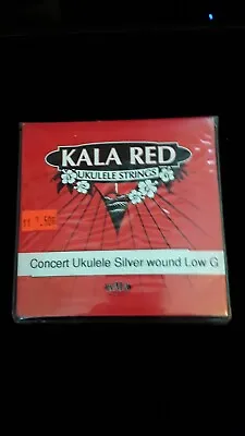 Kala Red Ukulele Strings Concert Ukulele Silver Wound G String • $9