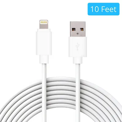 $4.98 • Buy 10 Foot/3M IPhone 12/11 PRO MAX X/10 XR XS 8/7 FAST Charging USB LONG Cable Cord