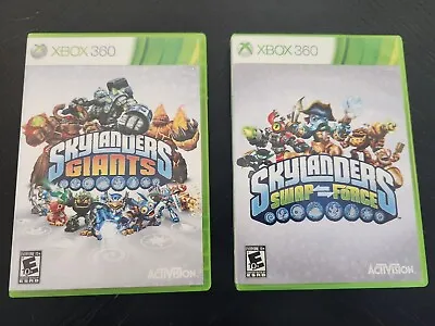 Xbox 360 Skylanders Games Lot Of 2: Giants & Swap Force. Free Shipping • $19.99