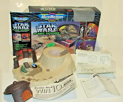 1995 Galoob - Micro Machines - Star Wars Planet Tatooine Playset - NEAR COMPLETE • $23.50