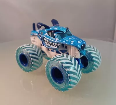Hot Wheels Monster Jam Monster Mutt Dalmatian Fire & Ice Blue HTF - 1/64 Scale • $39.95