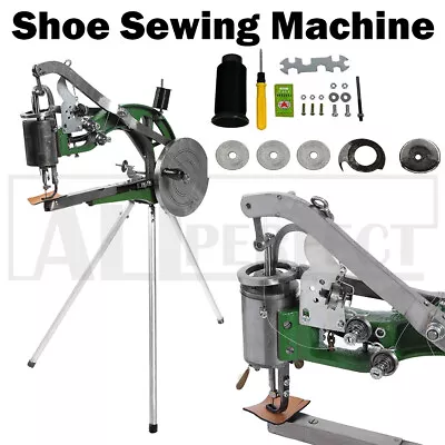 Leather Cobbler Shoe Repair Machine Dual Nylon Cotton Line Hand Sewing Machine O • $126