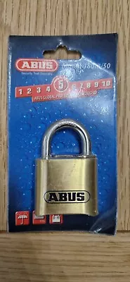 ABUS 180IB/50 Weatherproof Carded Brass 4 Combination Padlock  • £27.50