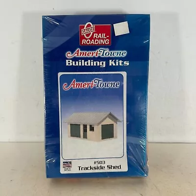 Ameri-Towne 503 O Gauge Trackside Shed Building Plastic Model Kit SEALED • $14.99