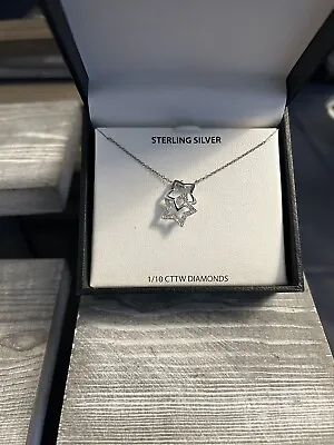 Sterling Silver Star Pendant Macys Reg $100 Sale !! • $15