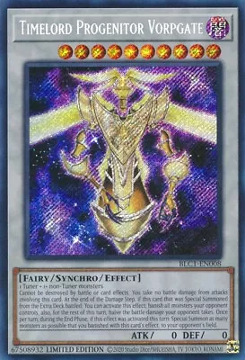 BLC1-EN008 Yu-Gi-Oh! Timelord Progenitor Vorpgate Battles Of Legend: Chapter 1 • £7.99