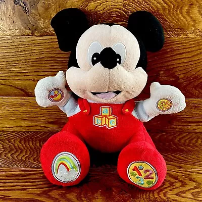 Disney Baby Mickey Mouse Musical Singing Electronic Interactive Toy ABC 123 Fwo • £15.99