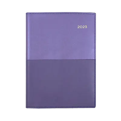 $15.95 • Buy 2023 Diary Collins Vanessa Calendar Year A5 Day To Page DTP Purple Lilac 185.V55