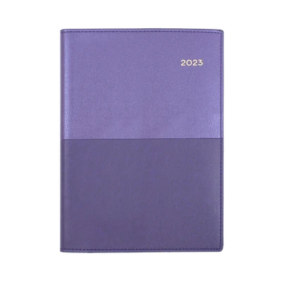 $15.95 • Buy 2023 Diary Collins Vanessa Calendar Year A5 Day To Page DTP Purple Lilac 185.V55