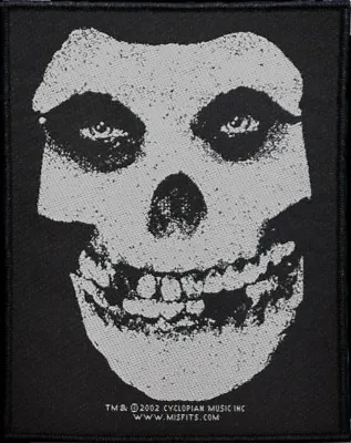 Misfits - White Skull Patch 10cm X 13cm • £3.49