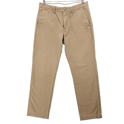 J.CREW Urban Slim Broken-In Chino Pants Tan Khaki Beige Size 32x30 • $23.34