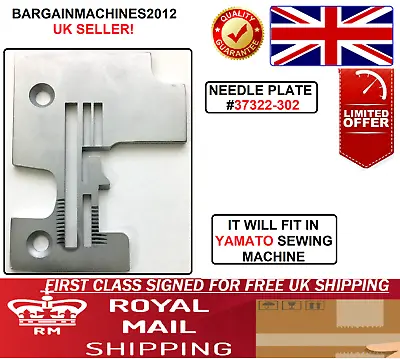 Needle Plate Yamato 37322-302 Industrial Sewing Machine Part  • £24.99