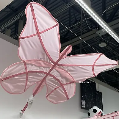 Ikea SNÖFINK Kids Bed Canopy Butterfly/pink  47x 39  NEW • £37.99
