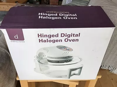 Andrew James 12 Litre Digital Halogen Oven With Hinged Lid - New And Boxed. • £34.99