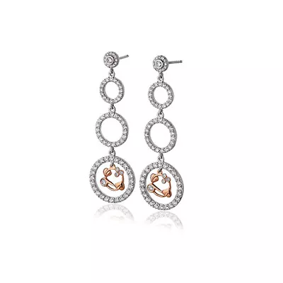 £2000 • Buy NEW Clogau 18ct White & Rose Gold Tree Of Life Diamond Earrings £2950 OFF! 