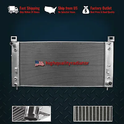 3ROW Aluminum Radiator For GMC SIERRA PICKUP V8 1999-2013 34  CORE W/EOC & W/TOC • $139.99