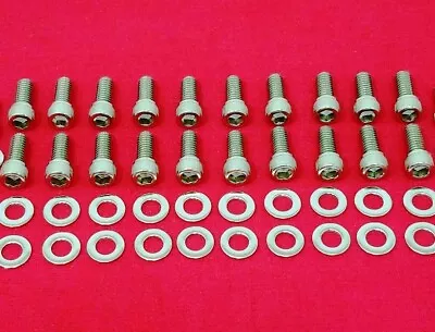 Ford Fe 352 360 390 406 427 428 Engine Oil Pan Bolts Kit Stainless Steel Allen • $24.19