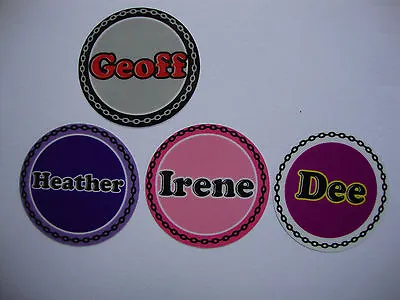 Names  12  New Crown Green Bowls Stickers 8 Thumb + 8 Finger    • £2.99
