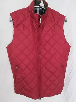 NWT $129 Men's BROOKS BROTHERS Diamond Quilted THERMORE Zip Up Vest Size L • $79.95