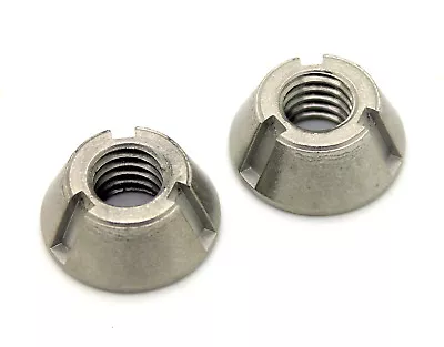 NEW 5/16-18 T-Groove Tamper Proof Security Nuts (x 2) Stainless Tri Anti-Theft • $11.99