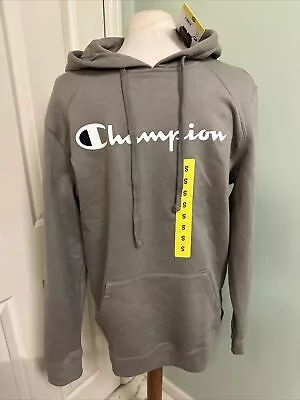 Champion Mens Grey Hoodie Sweatshirt Size S BNWT • £6.99