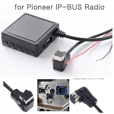 $22.32 • Buy Car Bluetooth 5.0 AUX USB Music Adapter Cable For Pioneer Radio IP-BUS P99 P01