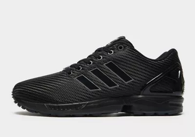 Adidas Originals ZX Flux Black Casual Shoes Sneakers Mens Size US 11 New RARE ✅ • $140