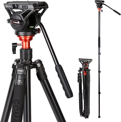 $99 • Buy Coman 71  Aluminum Alloy Tripod For Canon Nikon Sony Dslr Camera New Sealed
