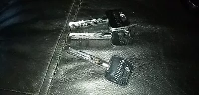 £10 • Buy Chubb Gunnebo Rosengrens Safe Deposit Lock Keys, Locksmith, Locksport, Safe Tech
