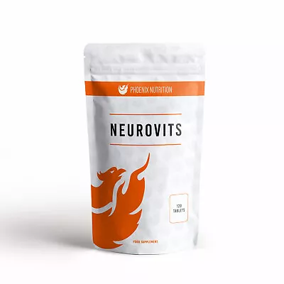 NeuroVits Tablets With Methyl Folate 400mcg  P-5-P And Vitamin B12 500mcg • £7.99