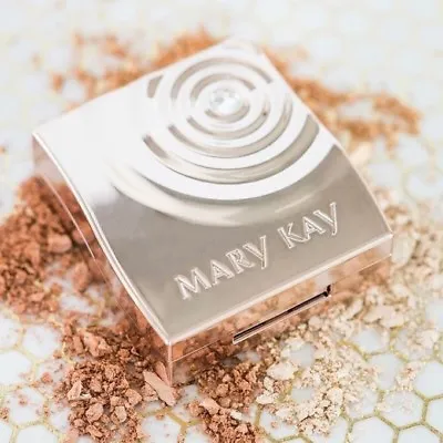 Mary Kay Compact Mirror LIMITED EDITION Rose Gold Rhinestone MINI Case NEW BOXED • $19.99