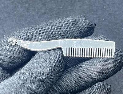 Vintage Harvey Avedon Sterling Silver Beard Mustache Comb W/O-Ring Size 2.75” • $94.79