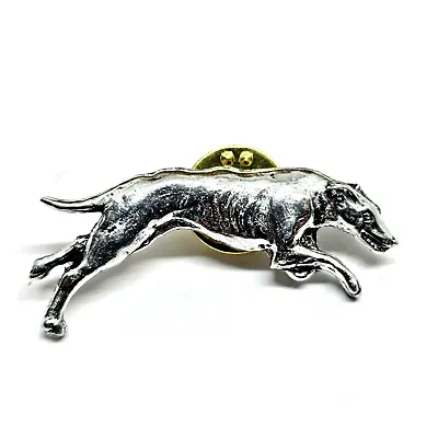 Greyhound Pin Badge Brooch Racing Dag Pewter Badge Lapel Unisex By A R Brown • £6.40