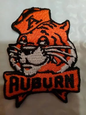 Auburn Vintage Embroidered Iron On Patch  2.5  X 2    • $6.79